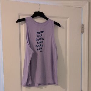Brooks Lavender Motivational Tank Top